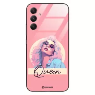 Etui Black Case Glass Hipster Babe do SAMSUNG A34 5G Glamour Queen ST_HIB100