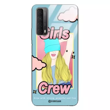 Etui Black Case Glass Hipster Babe do SAMSUNG A90 5G Girl Power Pop Art. ST_HIB115