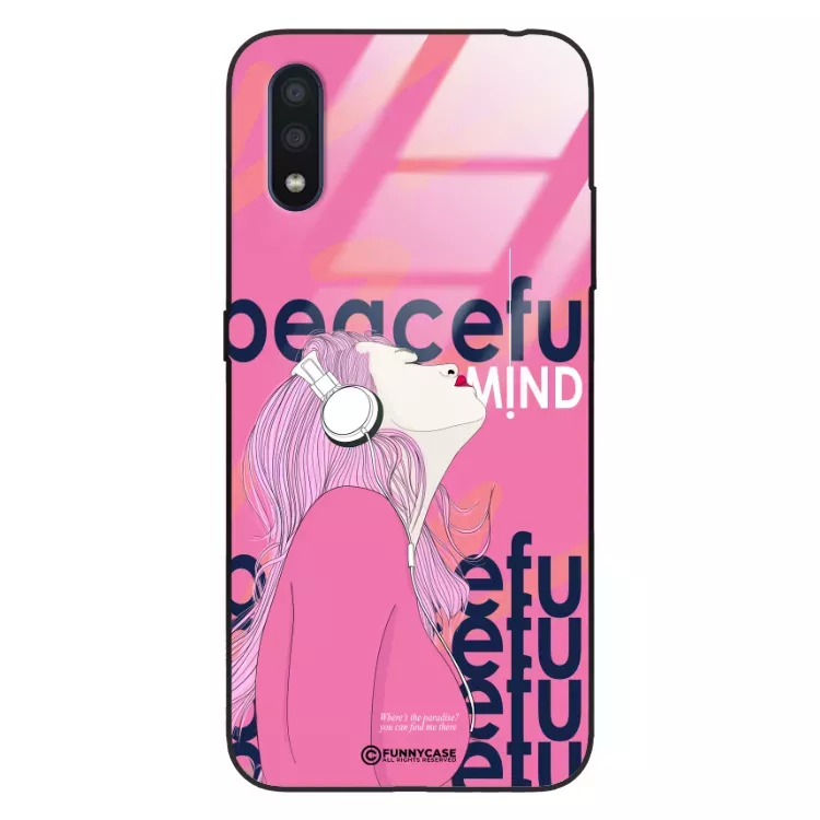 Etui Black Case Glass Hipster Babe do SAMSUNG A01 Chill Vibe ST_HIB122