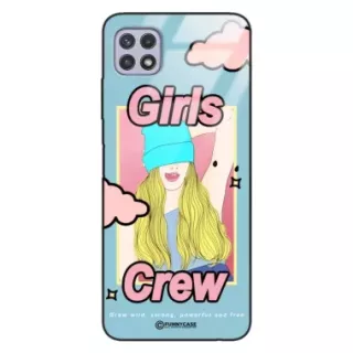 Etui Black Case Glass Hipster Babe do SAMSUNG A22 5G Girl Power Pop Art. ST_HIB115