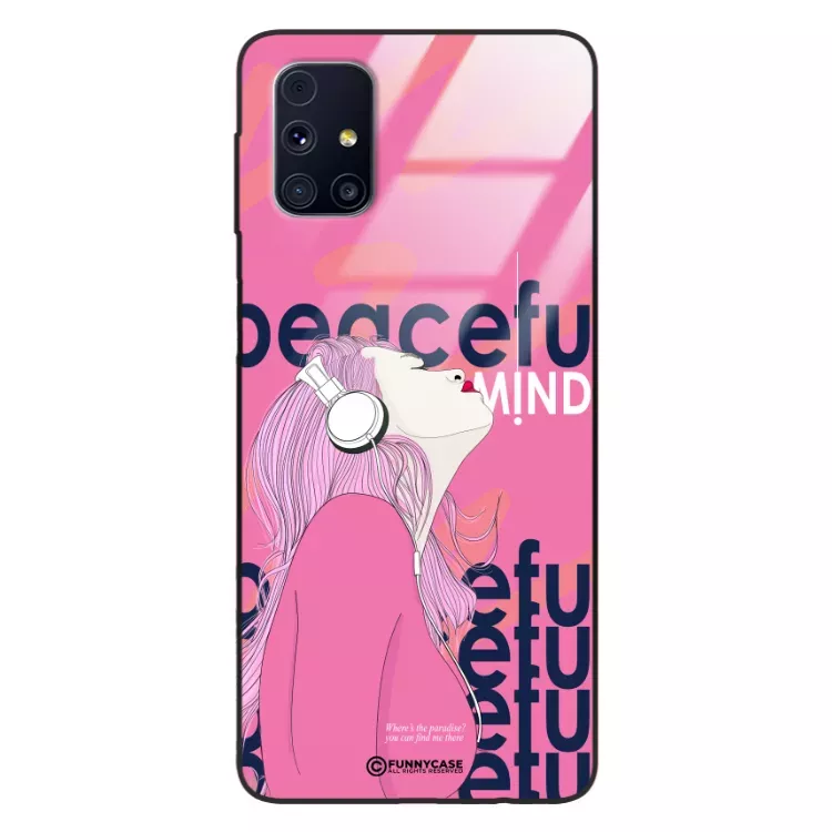 Etui Black Case Glass Hipster Babe do SAMSUNG M31S Chill Vibe ST_HIB122