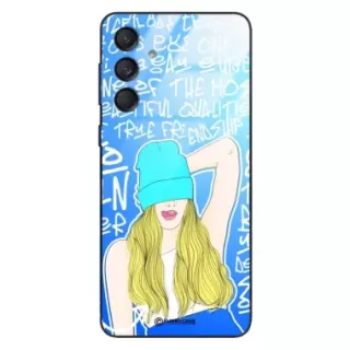 Etui Black Case Glass Hipster Babe do SAMSUNG M55 5G Girl Power ST_HIB113