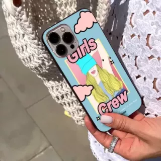 Etui Black Case Glass Hipster Babe do SAMSUNG A81 Girl Power Pop Art. ST_HIB115