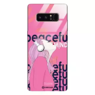 Etui Black Case Glass Hipster Babe do SAMSUNG NOTE 8 Chill Vibe ST_HIB122