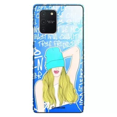 Etui Black Case Glass Hipster Babe do SAMSUNG S10 LITE Girl Power ST_HIB113