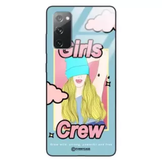 Etui Black Case Glass Hipster Babe do SAMSUNG S20FE Girl Power Pop Art. ST_HIB115