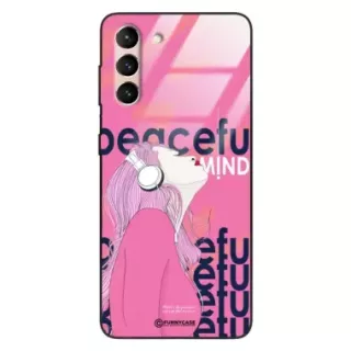 Etui Black Case Glass Hipster Babe do SAMSUNG S21 5G Chill Vibe ST_HIB122