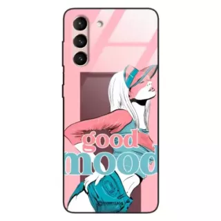 Etui Black Case Glass Hipster Babe do SAMSUNG S30 Glamour ST_HIB123