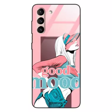 Etui Black Case Glass Hipster Babe do SAMSUNG S30 Glamour ST_HIB123