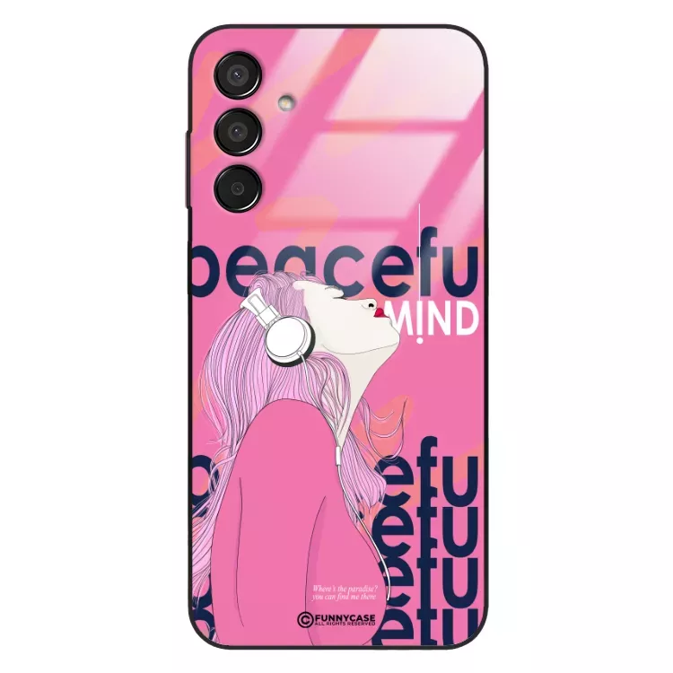 Etui Black Case Glass Hipster Babe do SAMSUNG F15 5G Chill Vibe ST_HIB122