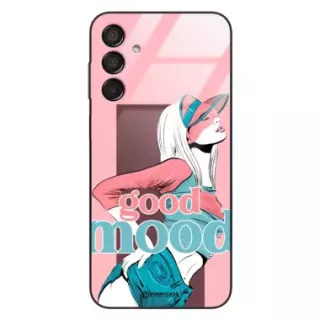 Etui Black Case Glass Hipster Babe do SAMSUNG M15 5G Glamour ST_HIB123