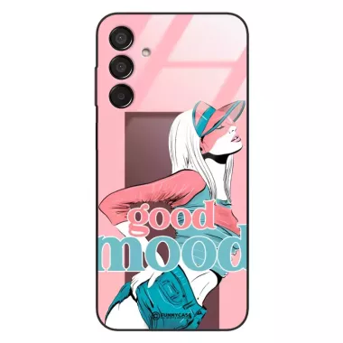 Etui Black Case Glass Hipster Babe do SAMSUNG M15 5G Glamour ST_HIB123