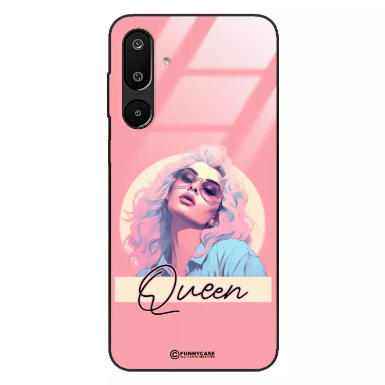 Etui Black Case Glass Hipster Babe do SAMSUNG M16 5G Glamour Queen ST_HIB100