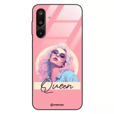 Etui Black Case Glass Hipster Babe do SAMSUNG M16 5G Glamour Queen ST_HIB100