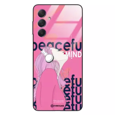 Etui Black Case Glass Hipster Babe do SAMSUNG M54 5G Chill Vibe ST_HIB122