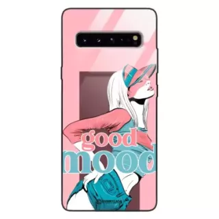 Etui Black Case Glass Hipster Babe do SAMSUNG S10 5G Glamour ST_HIB123