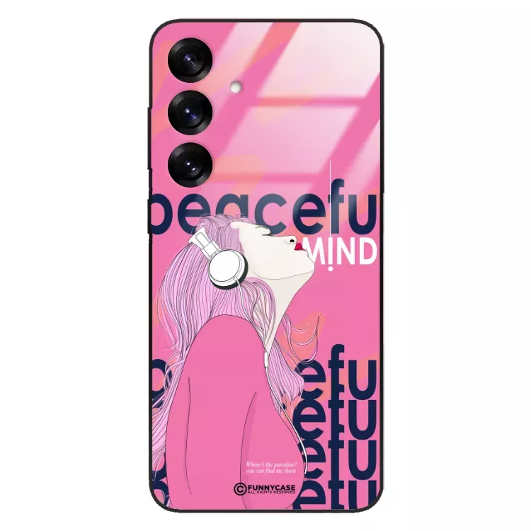 Etui Black Case Glass Hipster Babe do SAMSUNG S25 Chill Vibe ST_HIB122