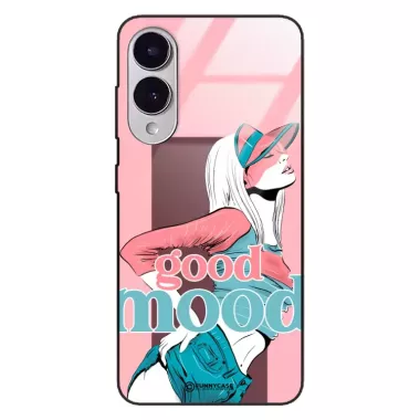 Etui Black Case Glass Hipster Babe do SAMSUNG S25 EDGE Glamour ST_HIB123