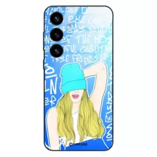 Etui Black Case Glass Hipster Babe do SAMSUNG S25 PLUS Girl Power ST_HIB113