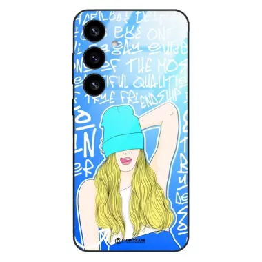 Etui Black Case Glass Hipster Babe do SAMSUNG S25 PLUS Girl Power ST_HIB113
