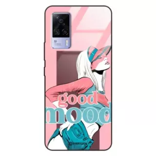 Etui Black Case Glass Hipster Babe do VIVO S9E Glamour ST_HIB123