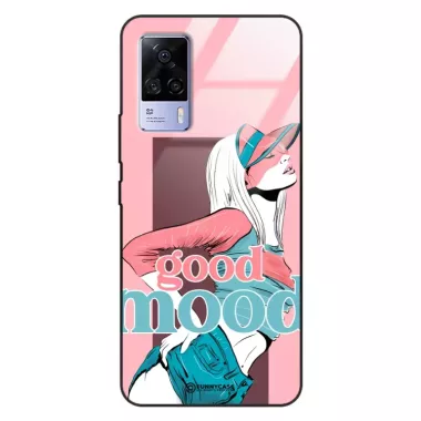 Etui Black Case Glass Hipster Babe do VIVO S9E Glamour ST_HIB123