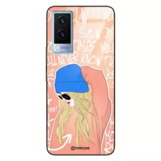 Etui Black Case Glass Hipster Babe do VIVO Y71T Lifestyle ST_HIB114
