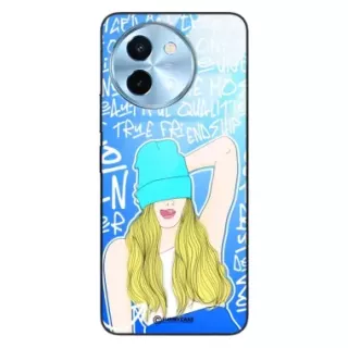 Etui Black Case Glass Hipster Babe do VIVO Y38 5G Girl Power ST_HIB113