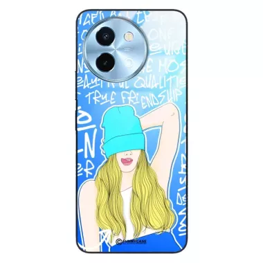 Etui Black Case Glass Hipster Babe do VIVO Y38 5G Girl Power ST_HIB113