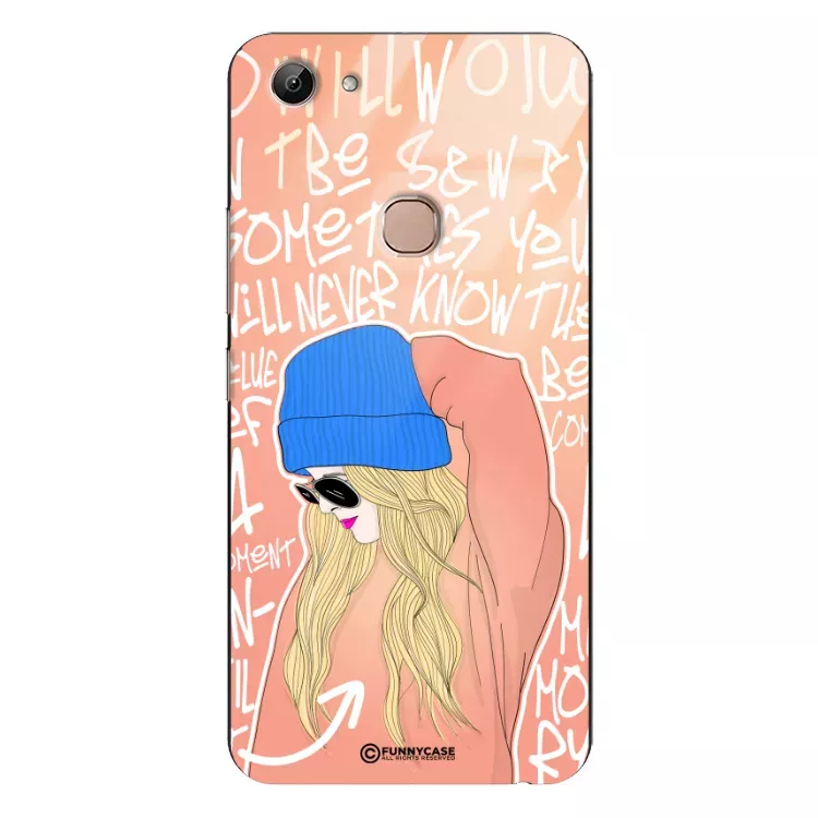 Etui Black Case Glass Hipster Babe do VIVO Y83 Lifestyle ST_HIB114