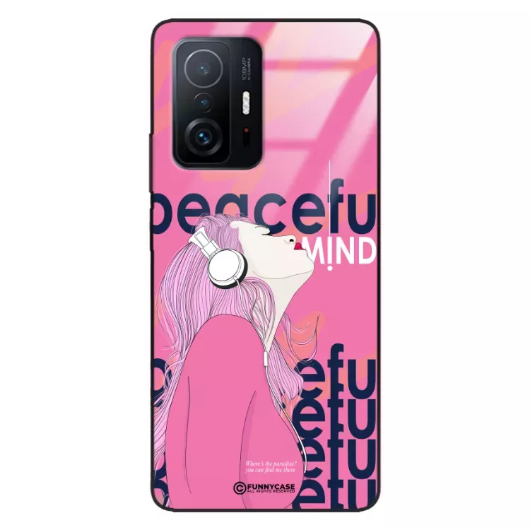 Etui Black Case Glass Hipster Babe do XIAOMI 11T PRO 5G Chill Vibe ST_HIB122