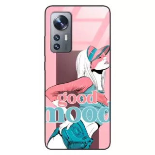 Etui Black Case Glass Hipster Babe do XIAOMI 12 Glamour ST_HIB123