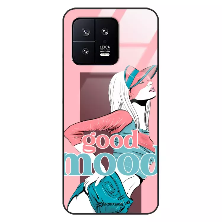 Etui Black Case Glass Hipster Babe do XIAOMI MI 13 Glamour ST_HIB123