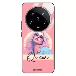 Etui Black Case Glass Hipster Babe do XIAOMI 14 ULTRA 5G Glamour Queen ST_HIB100