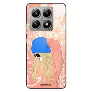 Etui Black Case Glass Hipster Babe do XIAOMI 14T PRO 5G Lifestyle ST_HIB114