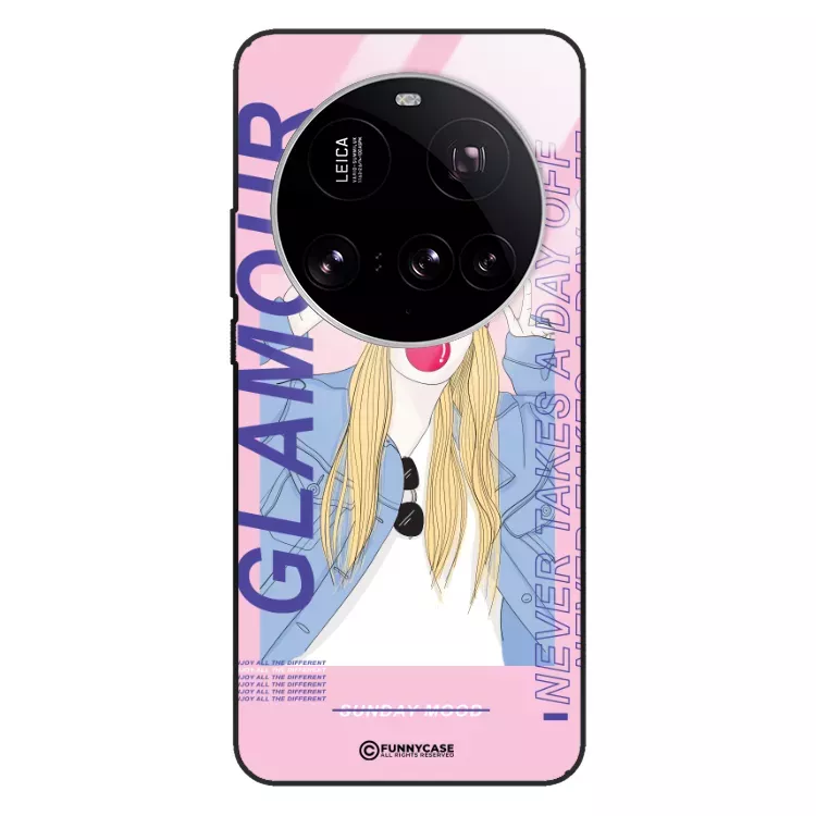 Etui Black Case Glass Hipster Babe do XIAOMI 15 ULTRA Glamour ST_HIB118