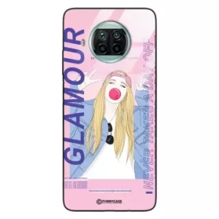 Etui Black Case Glass Hipster Babe do XIAOMI REDMI NOTE 9 PRO 5G Glamour ST_HIB118