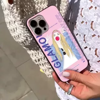 Etui Black Case Glass Hipster Babe do XIAOMI REDMI NOTE 9 PRO 5G Glamour ST_HIB118