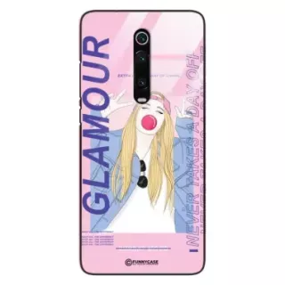 Etui Black Case Glass Hipster Babe do XIAOMI REDMI K20 Glamour ST_HIB118