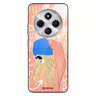 Etui Black Case Glass Hipster Babe do XIAOMI NOTE 14C 4G Lifestyle ST_HIB114