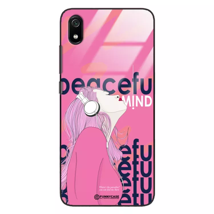 Etui Black Case Glass Hipster Babe do XIAOMI REDMI 7A Chill Vibe ST_HIB122