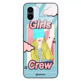 Etui Black Case Glass Hipster Babe do XIAOMI REDMI A2 Girl Power Pop Art. ST_HIB115