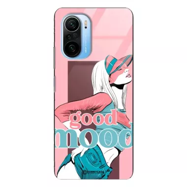 Etui Black Case Glass Hipster Babe do XIAOMI POCO F3 Glamour ST_HIB123