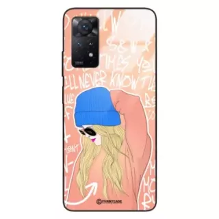 Etui Black Case Glass Hipster Babe do XIAOMI REDMI NOTE 11 PRO 5G Lifestyle ST_HIB114