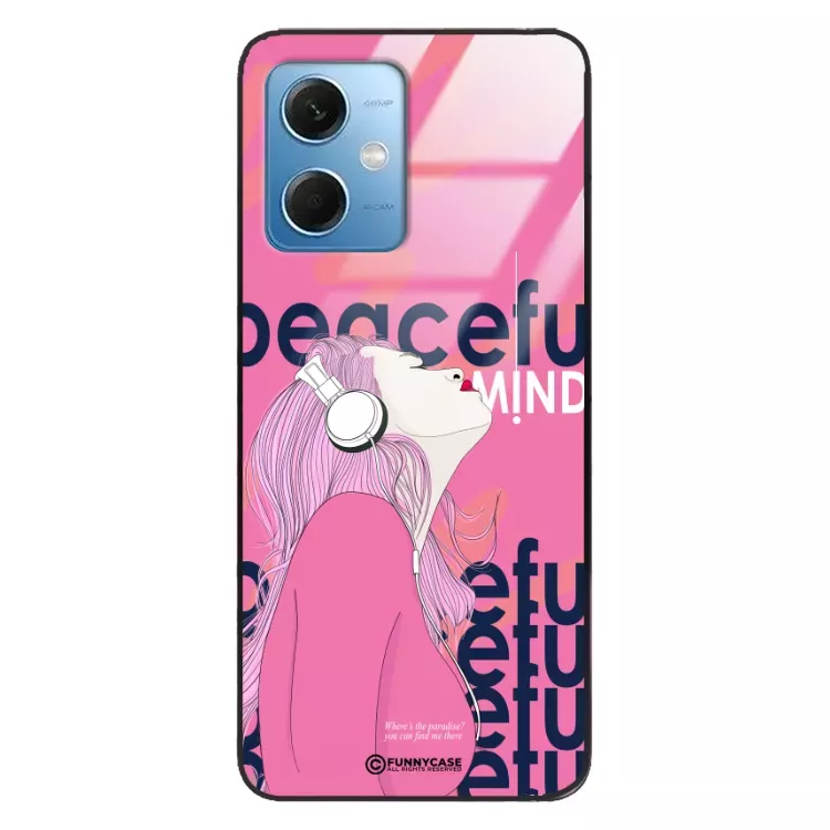 Etui Black Case Glass Hipster Babe do XIAOMI REDMI NOTE 12 5G Chill Vibe ST_HIB122