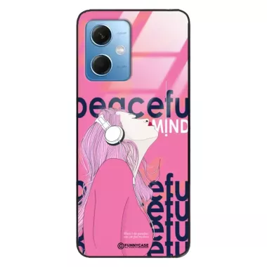 Etui Black Case Glass Hipster Babe do XIAOMI REDMI NOTE 12 5G Chill Vibe ST_HIB122