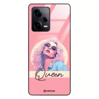 Etui Black Case Glass Hipster Babe do XIAOMI REDMI NOTE 12 PRO PLUS 5G Glamour Queen ST_HIB100