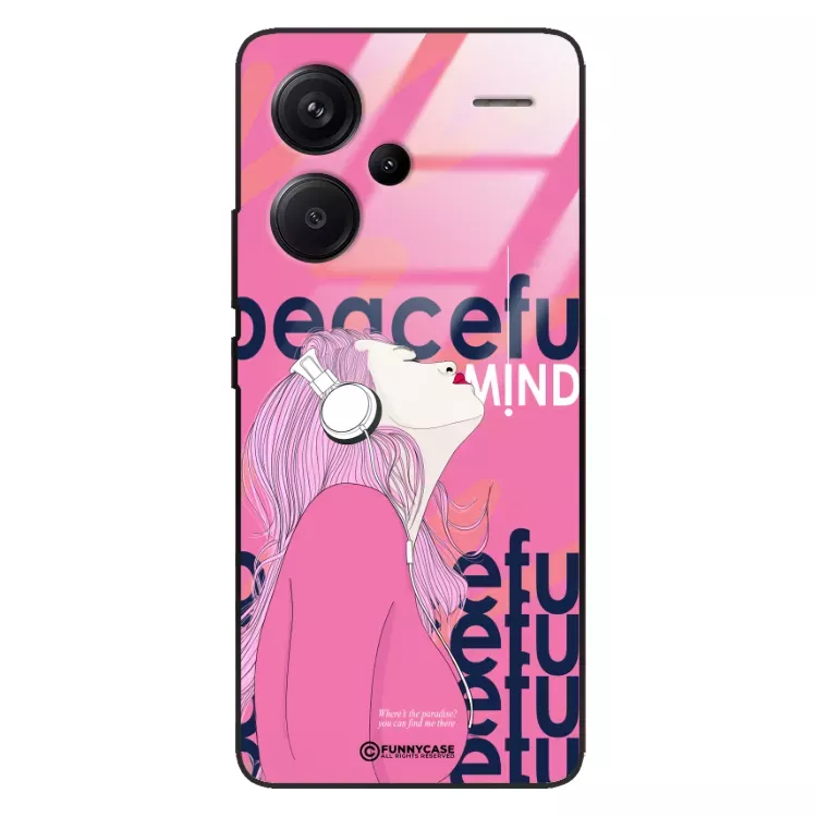 Etui Black Case Glass Hipster Babe do XIAOMI REDMI NOTE 13 PRO PLUS Chill Vibe ST_HIB122