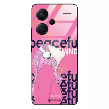 Etui Black Case Glass Hipster Babe do XIAOMI REDMI NOTE 13 PRO PLUS Chill Vibe ST_HIB122