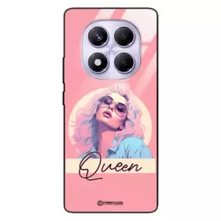Etui Black Case Glass Hipster Babe do XIAOMI REDMI NOTE 14 PRO 4G Glamour Queen ST_HIB100